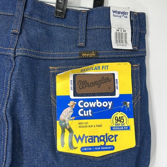 Wrangler NWT cowboy cut regular fit jeans 34X34 - Picture 3 of 6